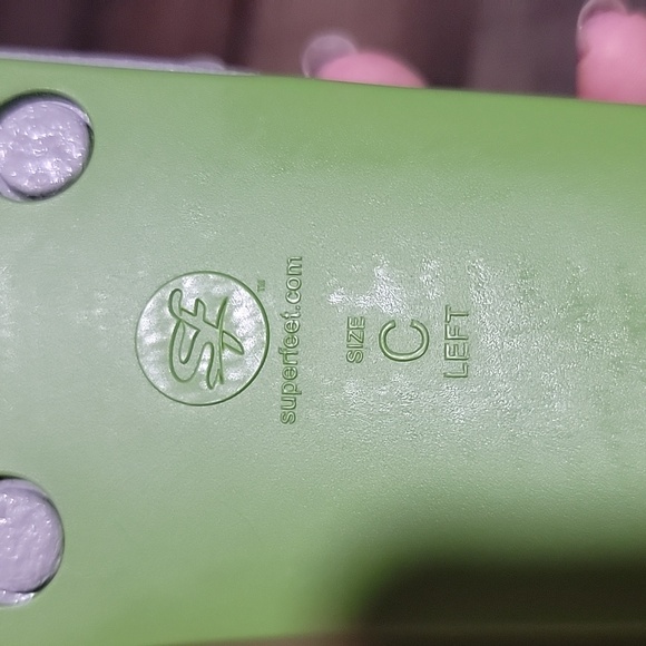 NWOB SUPERfeet Women's Green Insoles Arch Support - Picture 7 of 8